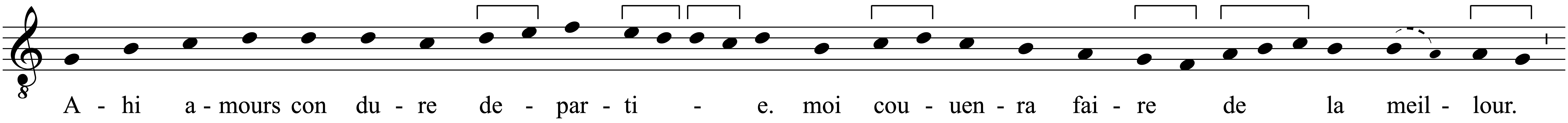 Work musical notation
